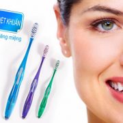 Beautiful young woman smile. Dental health background.